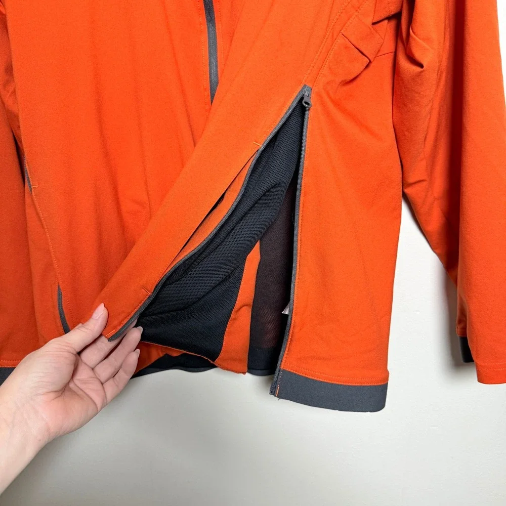 Nike‎ Clemson Tigers Mens Sideline Jacket XL Orange Full Zip Performance Sports